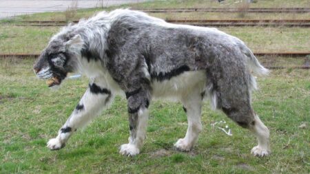 Extremely rare animal with genetic mutation hides in plain sight in jaw-dropping footage