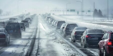 ‘100-car pile-up’ causes chaos on snowy US highway
