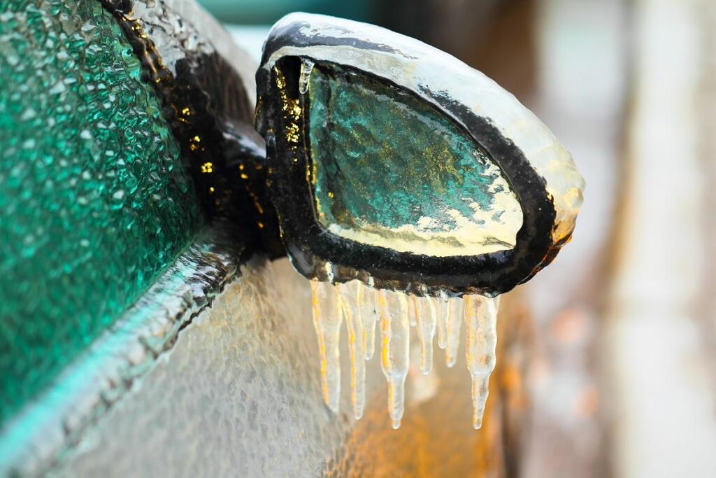 Warning of sleet, snow and rare freezing rain in parts of England this weekend