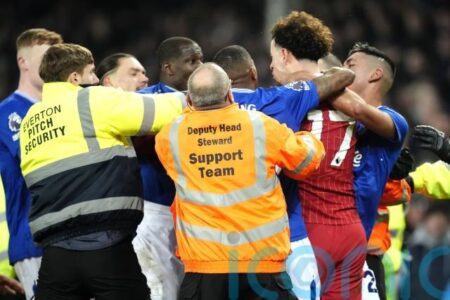 David Moyes ‘feels a bit’ for Arne Slot after Merseyside derby red card