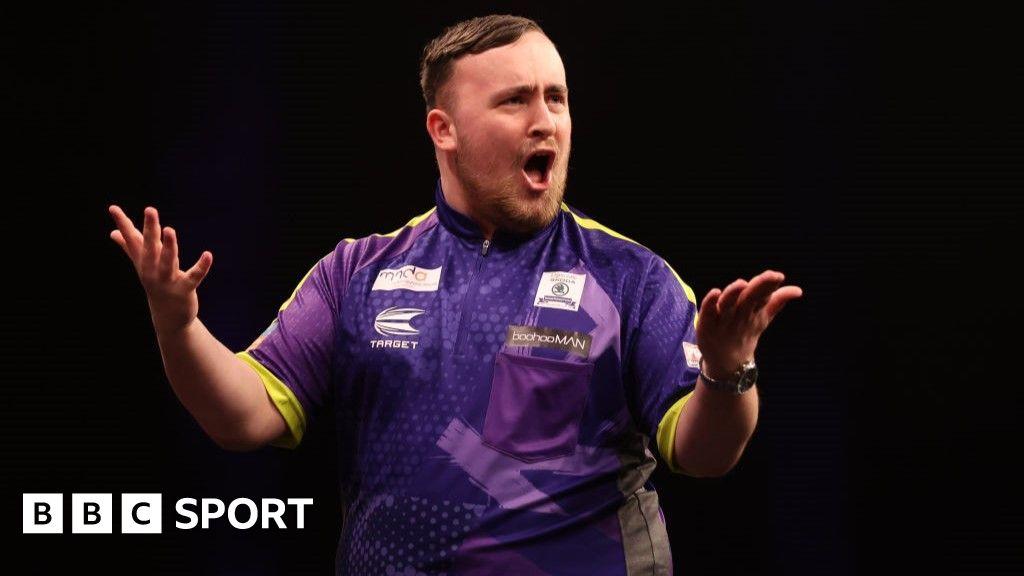 Luke Littler enjoying his darts as he takes his game to another level