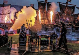 Halloween pirate ship in Leigh-on-Sea fundraises for air ambulance – BBC