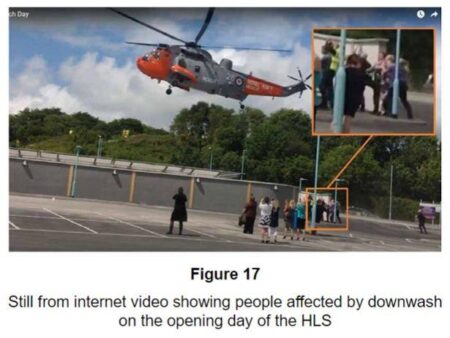 Woman, 87, died after being blown over by helicopter at Plymouth hospital, inquest told – The Guardian