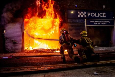 Protests turn violent in Sunderland as UK unrest spreads after Southport killings – Reuters