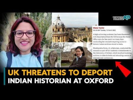 Who is Manikarnika Dutta? Oxford historian faces deportation from UK after researching India … in India – Times of India