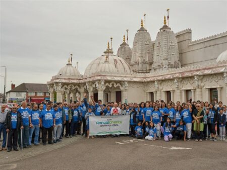 BAPS Annual Charity Challenge 2024, Leicester, UK – BAPS Swaminarayan Sanstha
