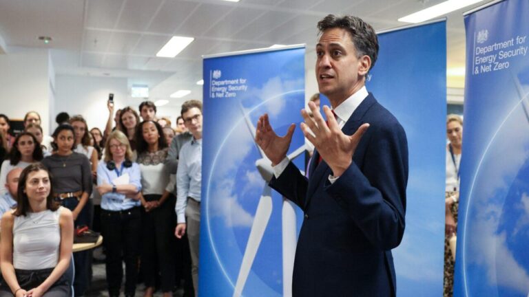 UK’s clean power push ‘route to energy security’, says Ed Miliband – Telegraph and Argus