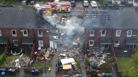 Man charged over house explosion in Newcastle that killed man and seven-year-old boy – Sky News