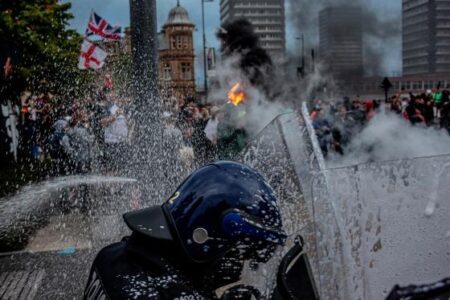 Sunderland rioter who ‘brought shame on England flag’ jailed – BBC