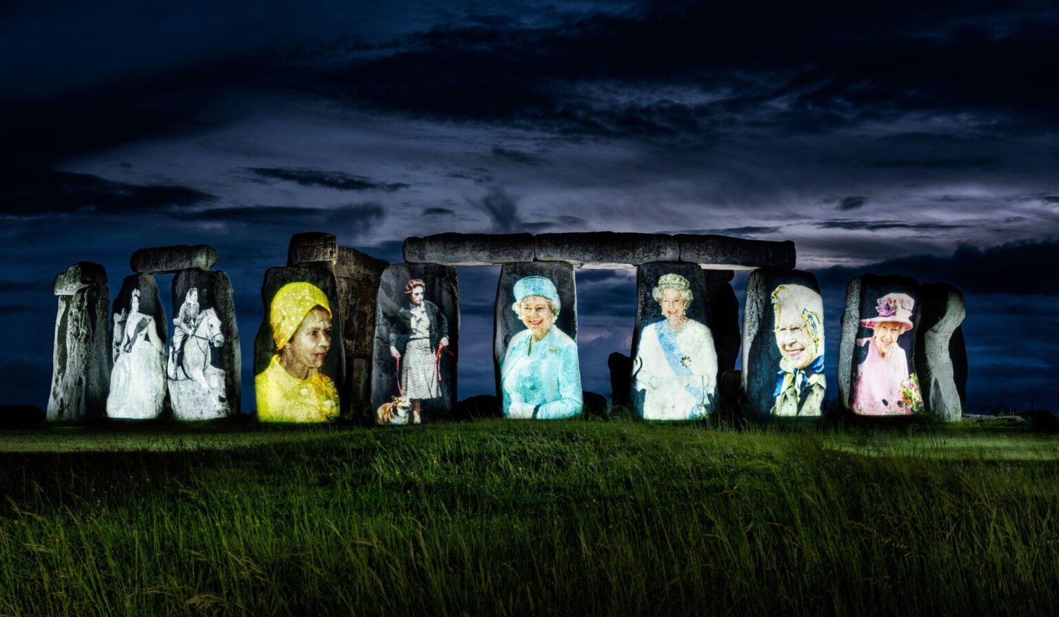 Queen’s platinum jubilee celebrations: Photos projected on Stonehenge and Marble Arch in the UK – The Indian Express