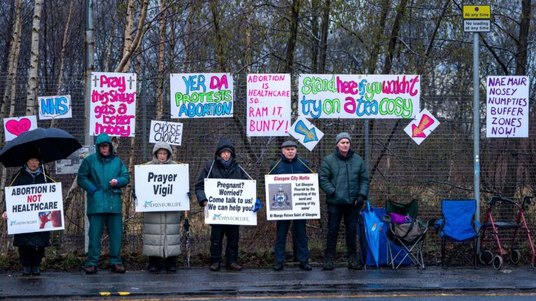 Woman, 74, arrested for alleged breach of exclusion zone around Glasgow abortion clinic | Scotland – The Guardian
