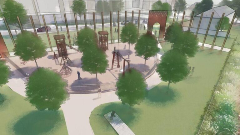 Work begins on Marefair Heritage Park in Northampton – BBC