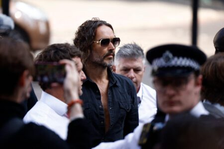Russell Brand granted bail after appearing in London court on rape and sexual assault charges – NBC News