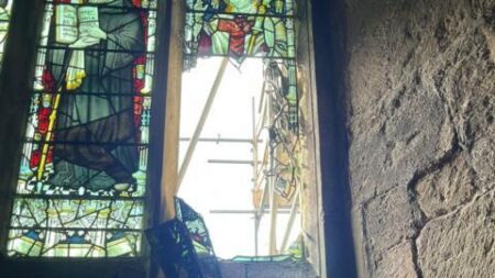 Leyland man charged after church daubed in obscene graffiti – BBC