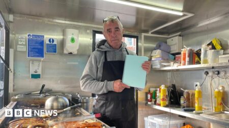‘Sausage Man’ says health suffering after Derby stall move – BBC