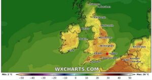 Exact date UK set for two-day heat surge as weather maps turn red – Leicester Mercury