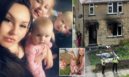 Man arrested on suspicion of murder after four die in Bradford house fire – The Guardian