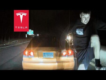 Vandals damage Tesla cars in Belfast – Sky News
