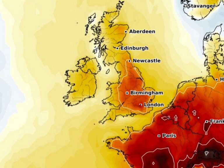 UK weather map shows second heatwave on the way with highs of 39C – Nottinghamshire Live