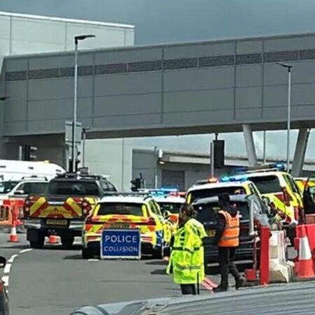 Man seriously injured after ‘car falls’ from Luton Airport’s multi-storey car park – The Independent