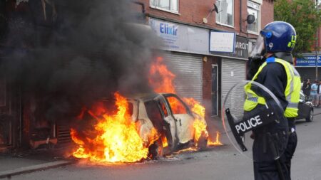Eight arrested and building burned during Sunderland unrest – BBC