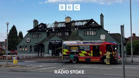 Stoke-on-Trent Chinese restaurant fire leaves two in hospital – BBC