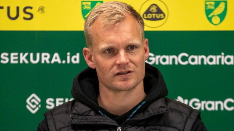 Norwich City manager Liam Manning holds first press conference – BBC
