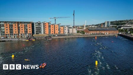 Man from Scotland who died competing in Swansea Ironman is named – BBC
