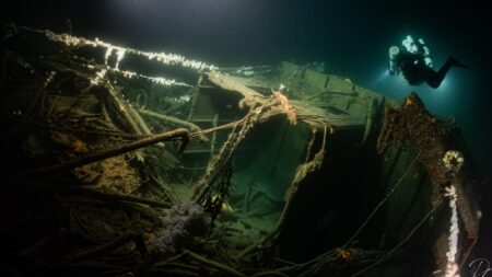 Divers discover Royal Navy warship HMS Nottingham 110 years after it was lost in action – Sky News