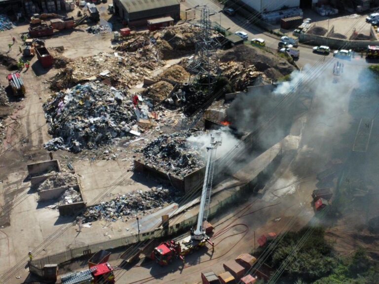 Huge fire erupts in Newport – Wales Online
