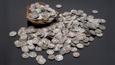 Roman coin found in Dudley, West Midlands sold for nearly £5,000 – BBC