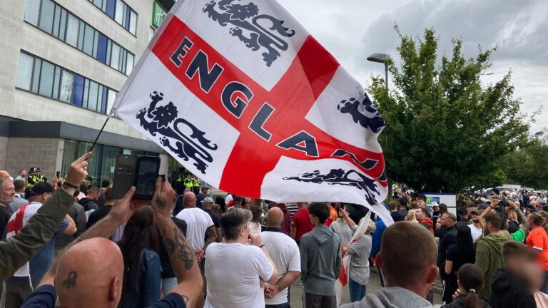 Arrests after asylum hotel protests in England – BBC