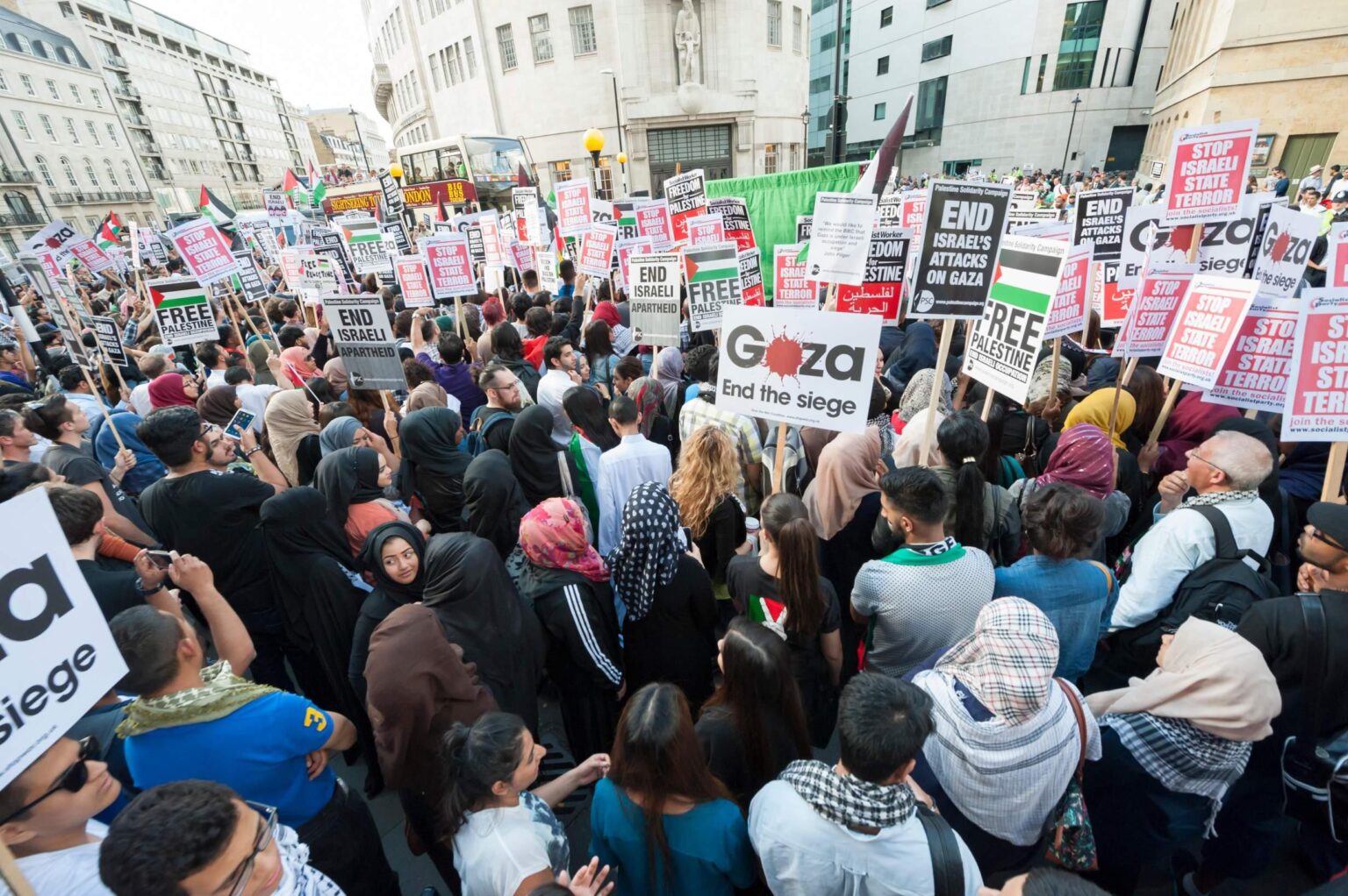 Another day of protests in London over Israel-Gaza conflict after police arrest over 500 people – CBS News