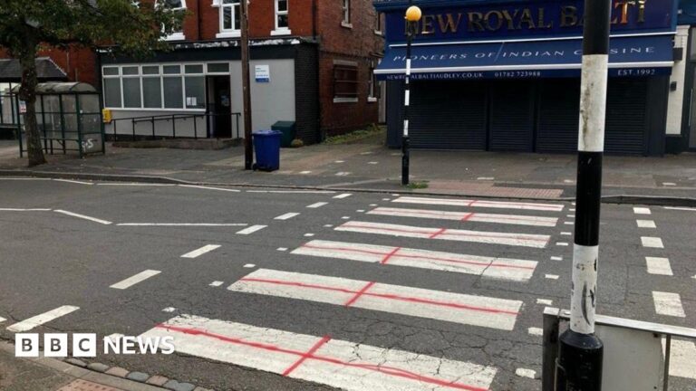 Council slams England flag graffiti as Stoke-on-Trent crossings and roundabouts targeted – Stoke on Trent Live