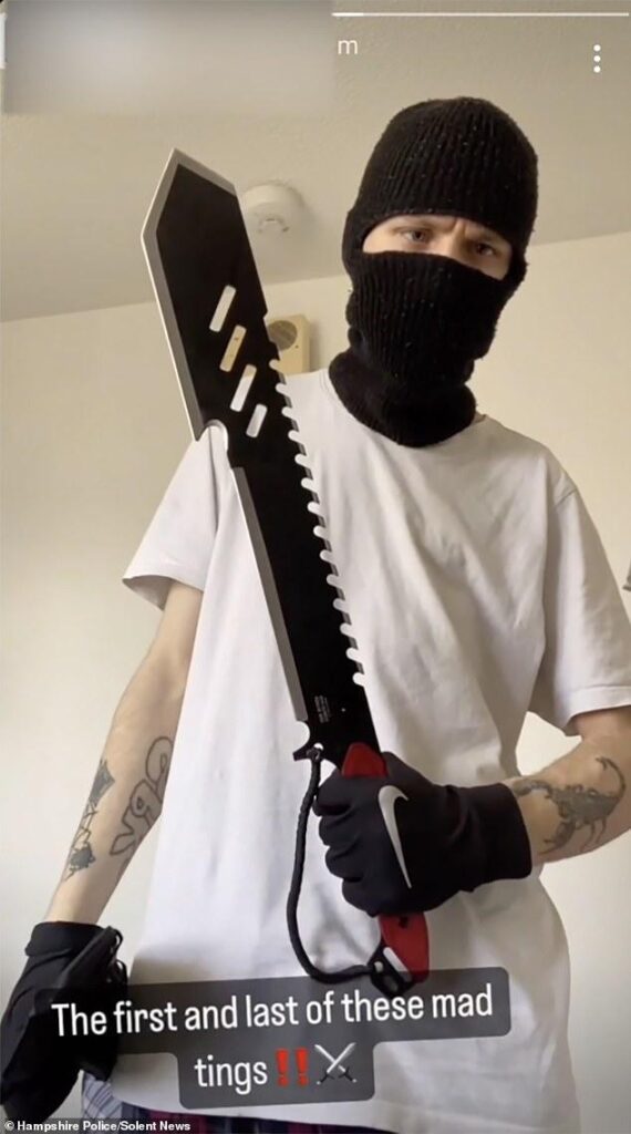 WATCH: Drug dealer who carried Samurai-style knife is spared jail – Peterborough Matters