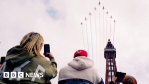 Blackpool Air Show flypasts attended by thousands – BBC