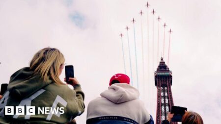 Blackpool Air Show flypasts attended by thousands – BBC