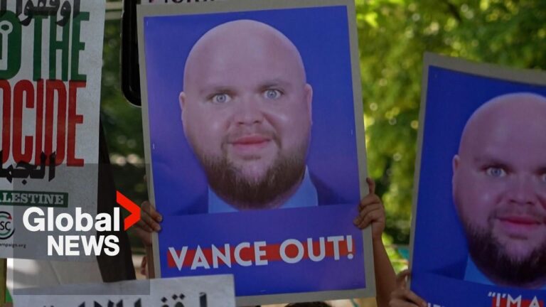 JD Vance confronts meme and protests during vacation in the United Kingdom – MSNBC News