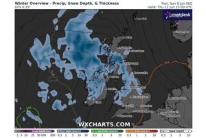 UK weather maps show huge 400-mile rain bomb hitting again in days – 14 wettest cities – Daily Express