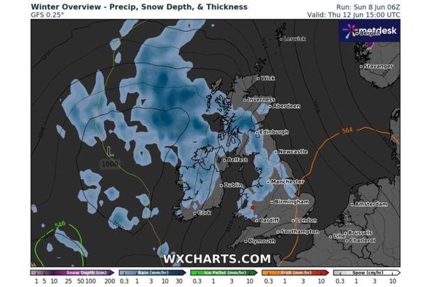 UK weather maps show huge 400-mile rain bomb hitting again in days – 14 wettest cities – Daily Express