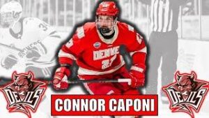 Connor Caponi Signs With UK’s Cardiff Devils – University of Denver Athletics