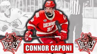 Connor Caponi Signs With UK’s Cardiff Devils – University of Denver Athletics