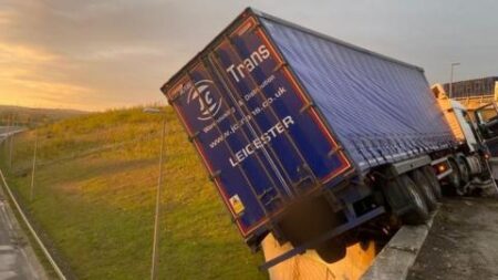 Northamptonshire A14 closure continues after multiple lorry crash – BBC