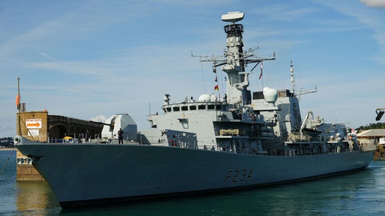 HMS Iron Duke visits the UK’s capital of culture – Royal Navy