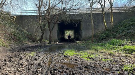 M23 underpass in Crawley ‘impassable’ when it rains, say residents – BBC