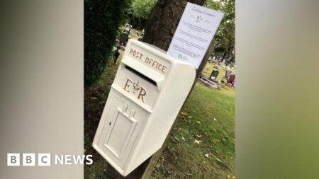 ‘Letters to Heaven’ postbox unveiled at Derby cemetery – BBC
