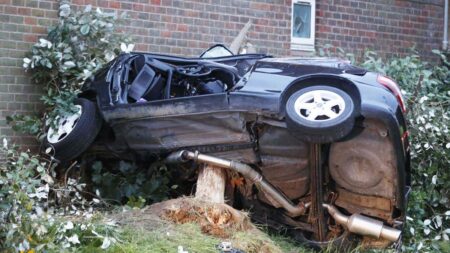 Driver, 19, dies in car crash in Crawley – BBC