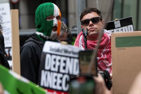 Belfast rap group Kneecap defiant ahead of UK terrorism hearing – Financial Times