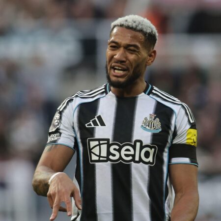 Arsenal coach confronted by Newcastle’s Joelinton in angry full-time exchange – The Mirror