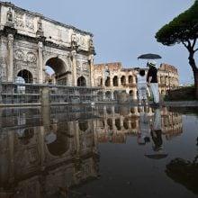 Rome’s ancient Arch of Constantine damaged by lightning strike – Sky News